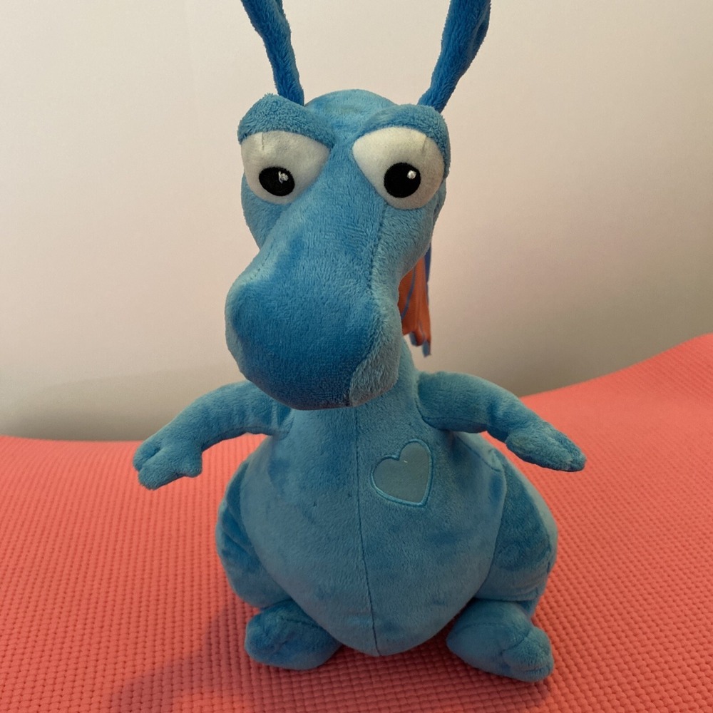 DISNEY STORE Doc McStuffins "STUFFY" 15" Plush Stuffed Talking Blue Dragon
